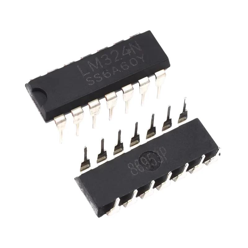 20 Stück, direkt einsetzbar, LM324 LM324N, Vierfach-Operationsverstärker, Operationsverstärker-IC-Chip, DIP-14-Pin. – Detail 2