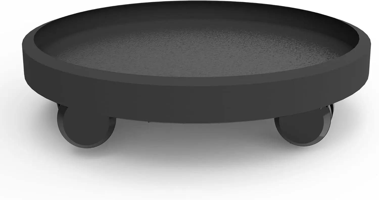 

14 Inch Heavy Duty Plant Caddy with Wheels, Rolling Pot Stand Trolley for Indoor Outdoor Use