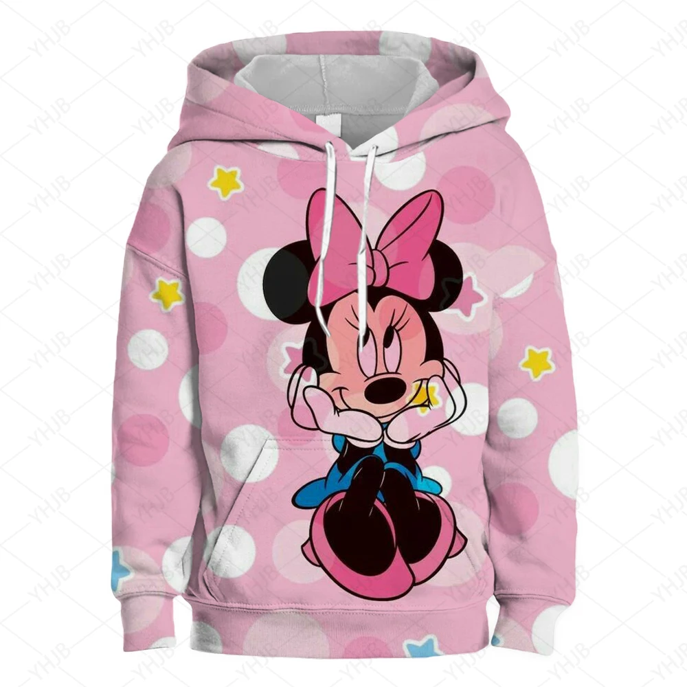 

Kids Clothes Girls Minnie Hoodie Boys Clothes Donald Duck Mickey Mouse Pattern Children Top Hoodie Fashion Outdoor Pullover Kids