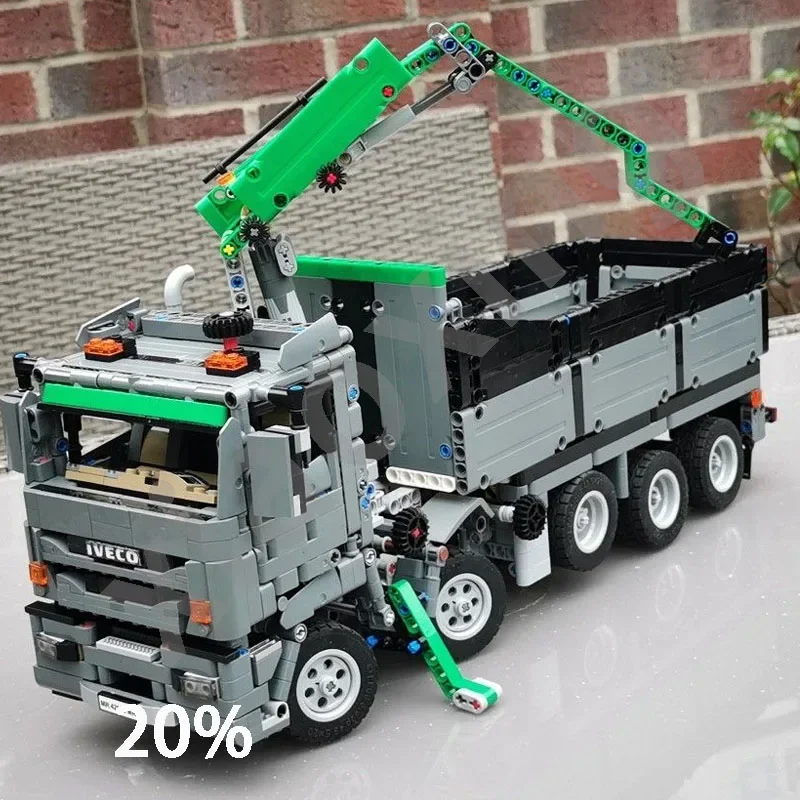 MOC-78655 Classic Truck Compartment Truck 1609pcs Children's Building Block Assembly Toy Birthday Present Christmas Gift