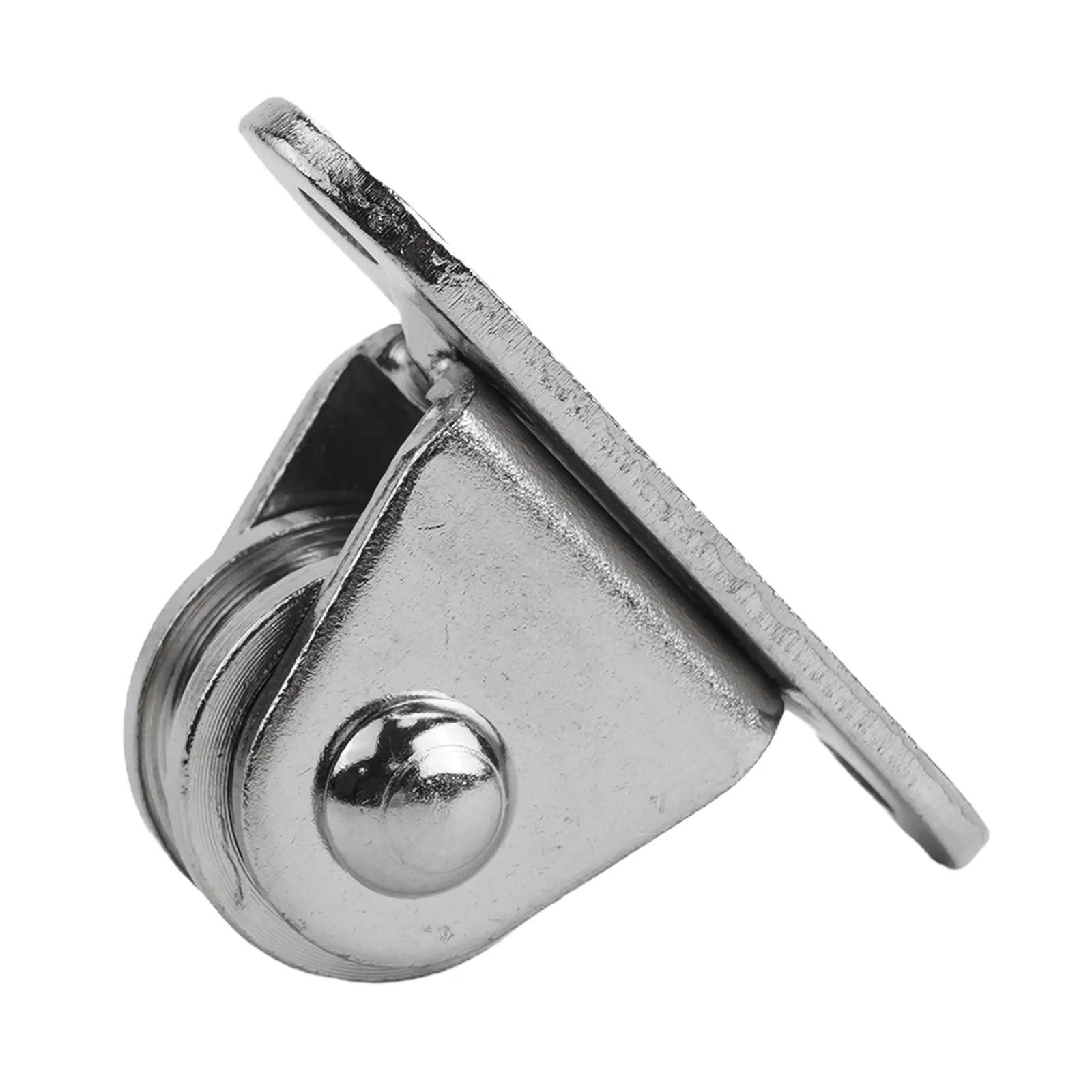 Neue praktische Radrillenrolle Riemenscheibenräder Silber mit Schrauben 1,89 Zoll Durchmesser Blöcke Rollen Rillenrollenräder