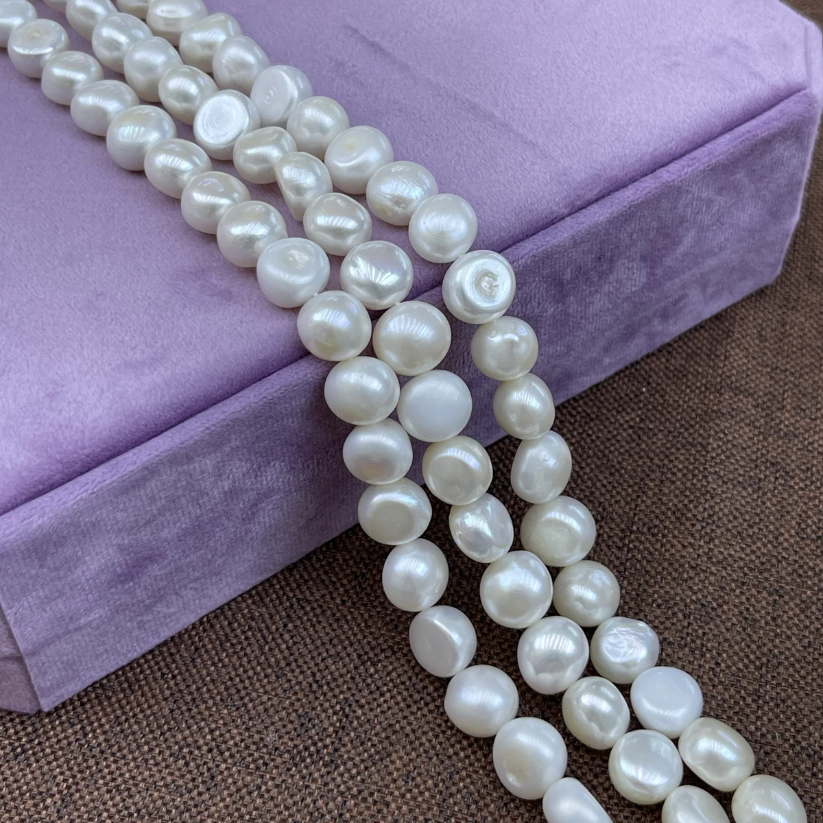 

11-12mm Irregularly Shaped Natural Pearl Semi-Finished Beads for Jewelry Making DIY Necklace Earrings Accessories Wholesale 36cm