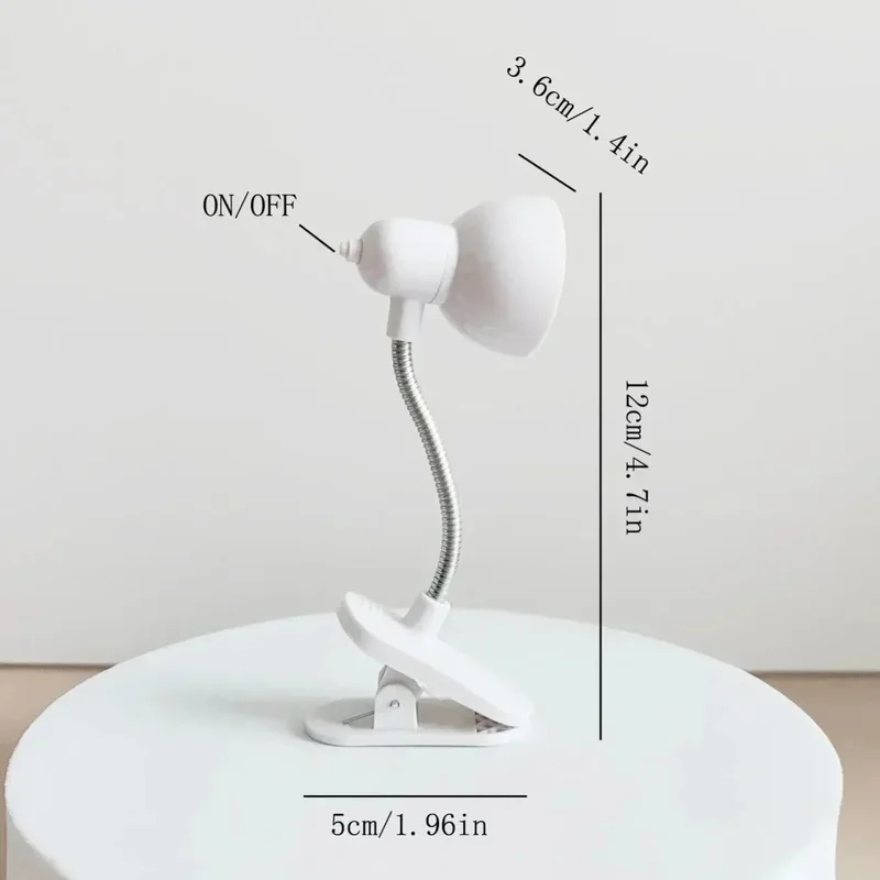 Portable Eye-Friendly Reading Lamp - Warm & Bright Clip-On Light with Long-lasting Battery for Books and Desks image 6