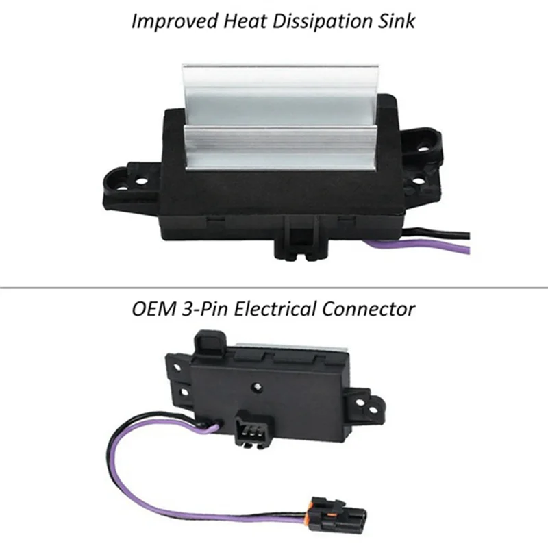 

A03E-AC Blower Motor Control Module Blower Resistor For Chevy Silverado Buick Rainier Heater Control Module 52409643 52413530