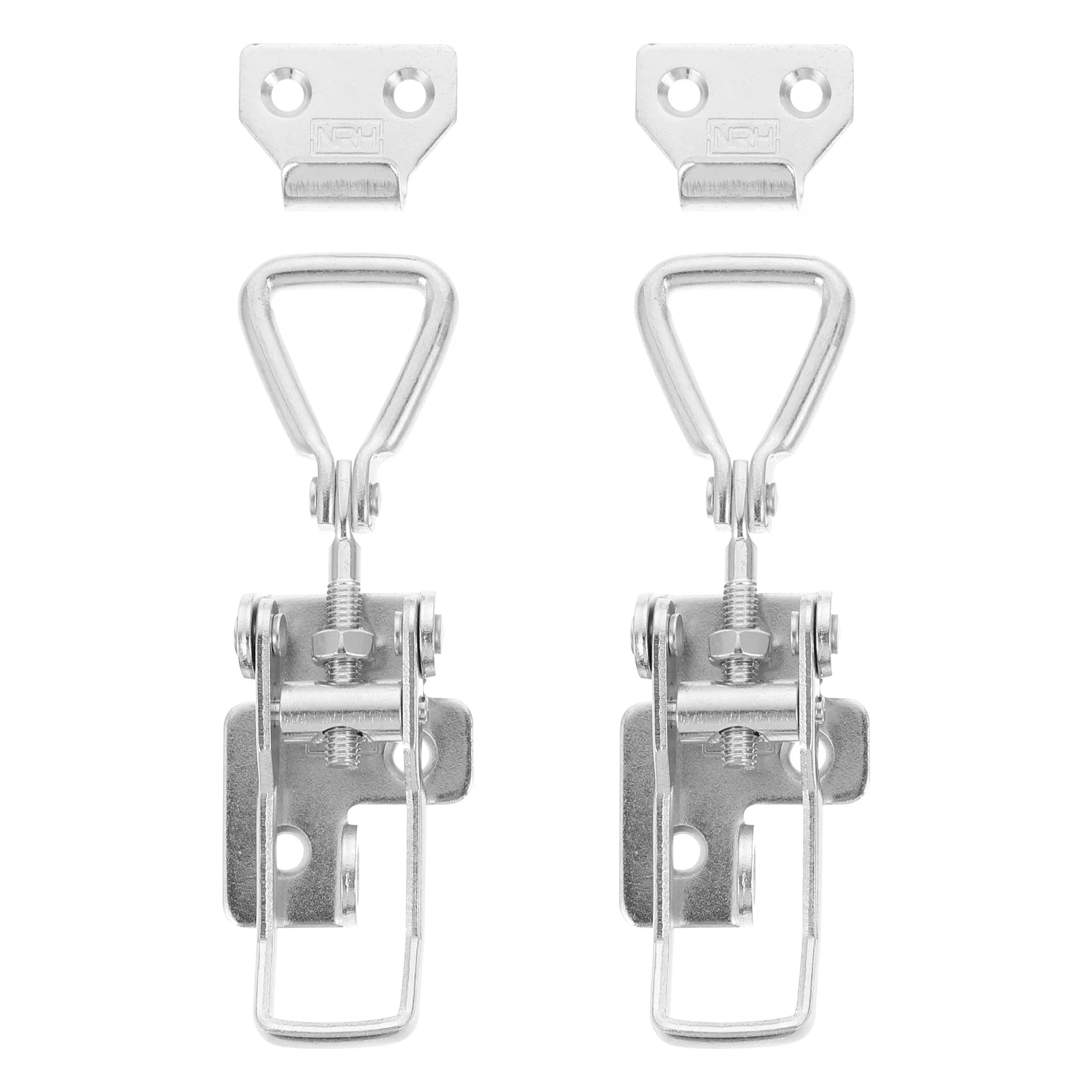 

2 Pcs Buckle Marine Boat Fastener Part Latch Lock Hasp for Safety Stainless Steel