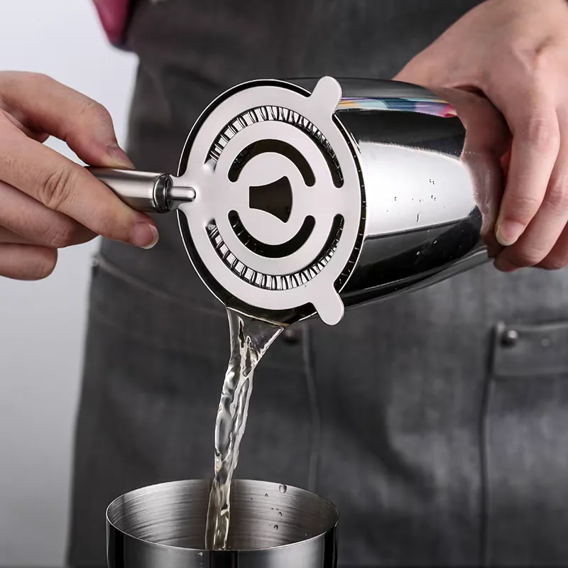 

Stainless Steel Cocktail Bar Strainer Wire Mixed Drink Bartender Professional Barware