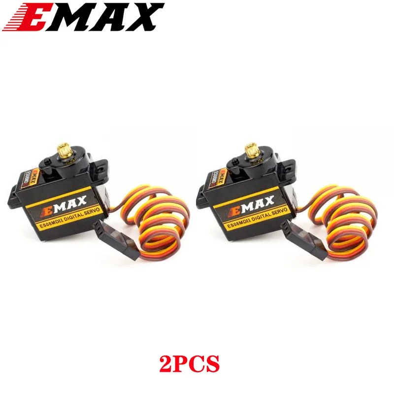 1 piece/2 pieces/4 pieces EMAX ES08MDII metal gear digital servo 12g/2.4kg/high-speed mini metal gear remote control car