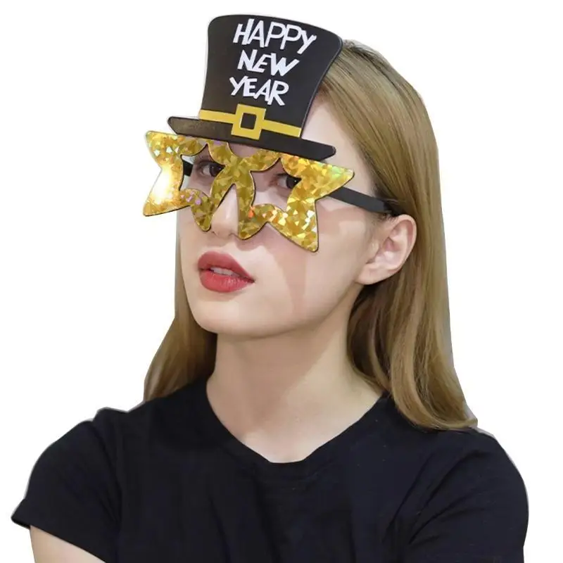 31BB Funny New Year Costume Accessories Glasses Perfect for Carnivals Party New Year Celebration Sunglasses Party Decorations