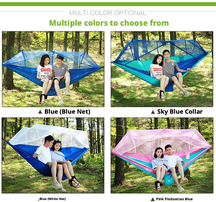 

Ультралегкий портативный гамак с москитной сеткой и регулируемой спинкой, идеально подходит для походов и пеших прогулок.