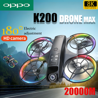 OPPO K200 Mini Drone with Camera HD 8K 1080P FPV RC Drones Profesional Five-sided Obstacle Avoidance Helicopter Drone Toy