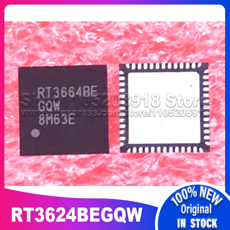 

5 ~ 10 шт./лот RT3624BE RT3624BEGQW QFN-52 100% новый оригинальный точечный запас