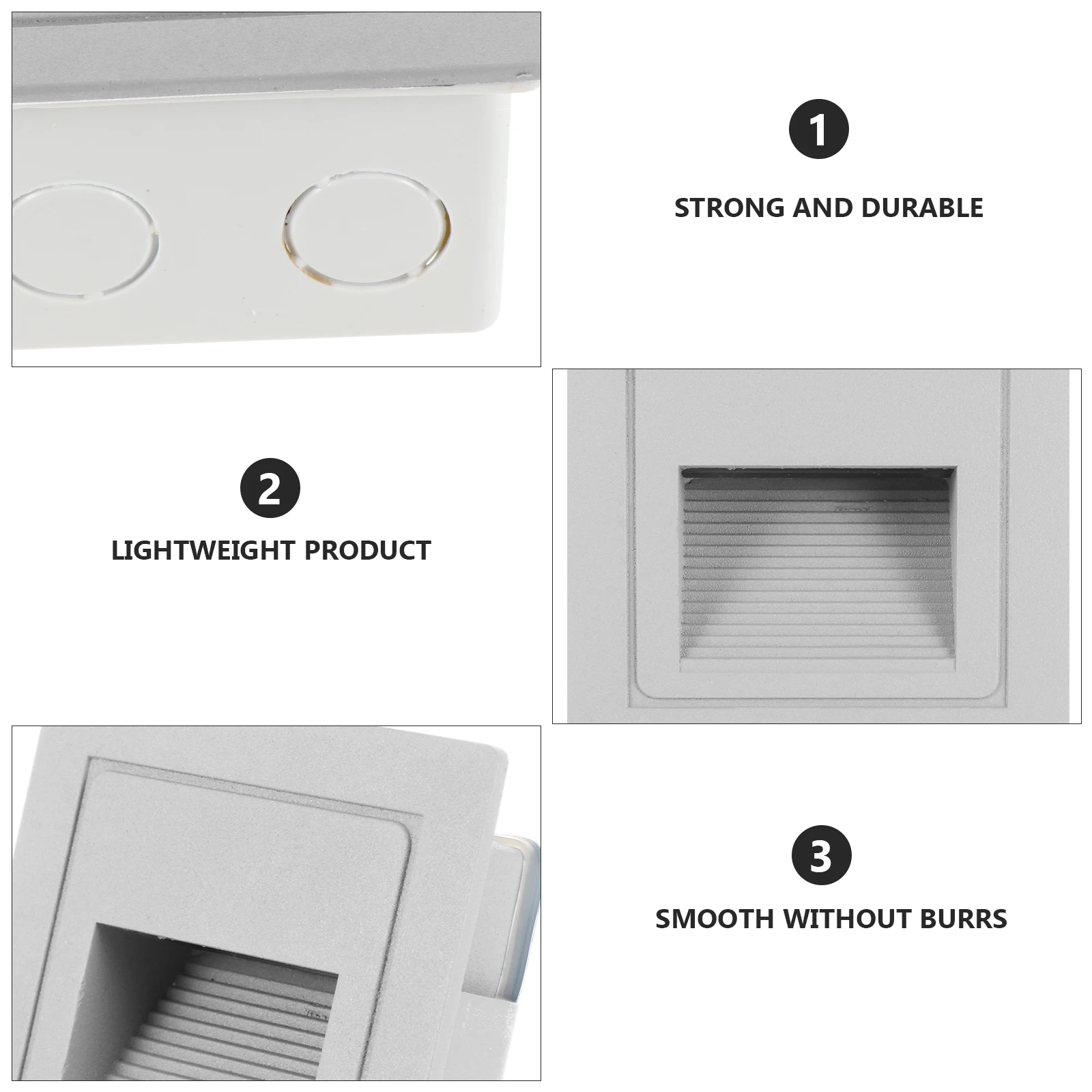 

Waterproof Step Light Stair Lighting Deck Lights Fairy Outdoor Stairway White Staircase