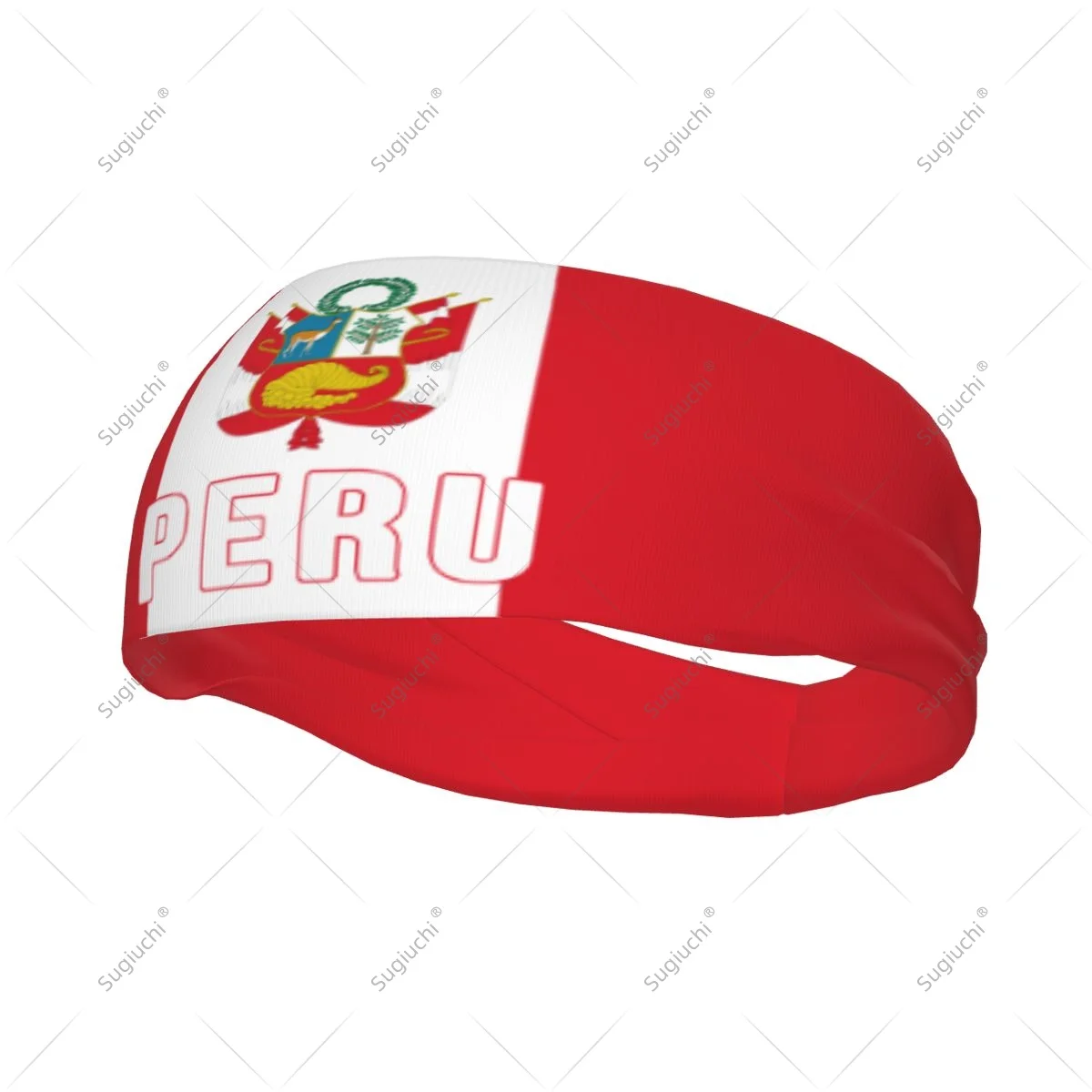 

Эластичные широкие повязки на голову с флагом Перу для мужчин и женщин, для йоги, фитнеса, тенниса, бега, занятий в спортзале