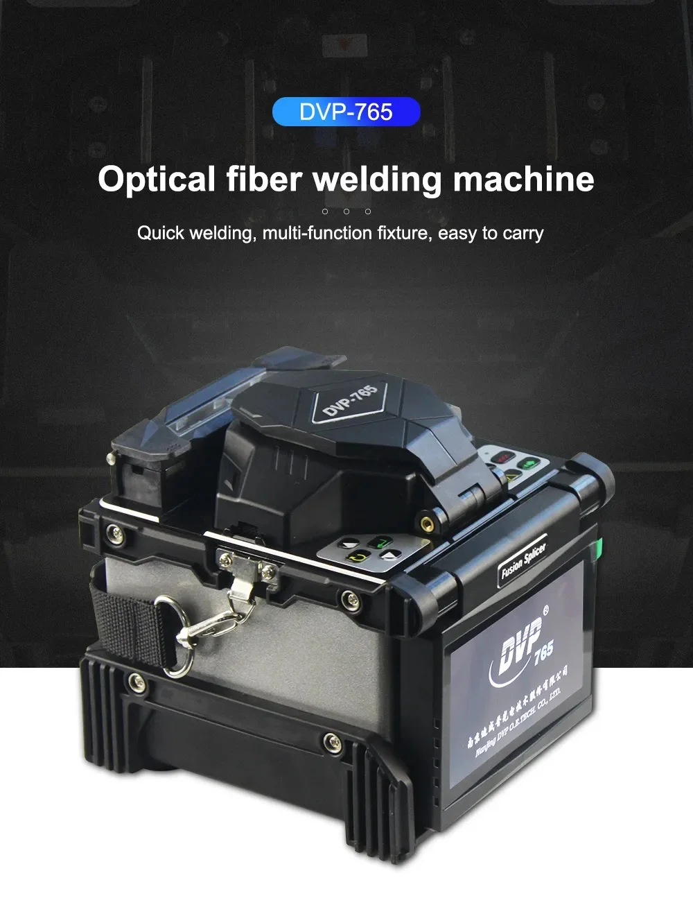 DVP-765 DVP765 Optical Fiber Fusion Splicer Splicing Welding Fiber Optic Machine