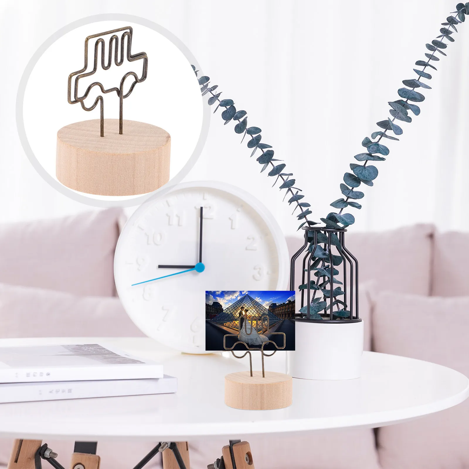 

12Pcs Cartoon Car Memo Clip Card Holder for Wedding Birthday Desktop Photo Note Clip Stand Decoration Place Card Holder