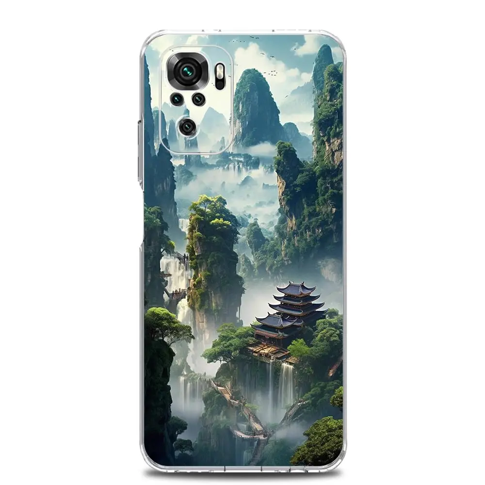 Capa de telefone transparente, capa para Xiaomi Redmi Note 13 12 5G 9S 9 8 10 11 Pro Plus 4G 9T 13C 12C 10C 9C 9A 7 Pro