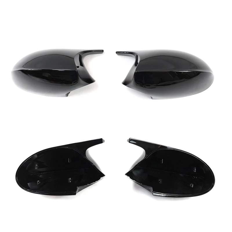 

ROLFES 2pcs Auto Car Rear View Side Mirror Cover Trim Reversing Mirror Case For BMW E81 E87 E90 E92 2005-2007