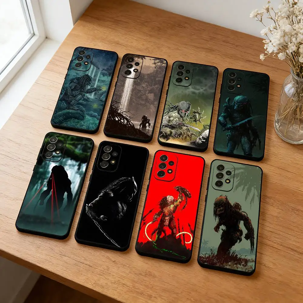 

Alien T-The Predator Cool Phone Case For Samsung S25,S24,S23,S22,S21,S20,Plus,lite Soft Black Shell