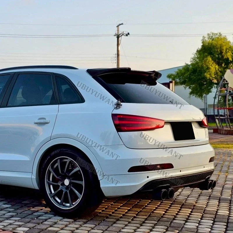 ABT-Stil für Audi Q3 2013 2014 2015 2016 2017 2018 ABS Heckklappen-Spoiler Ducktail Lippe Flügel