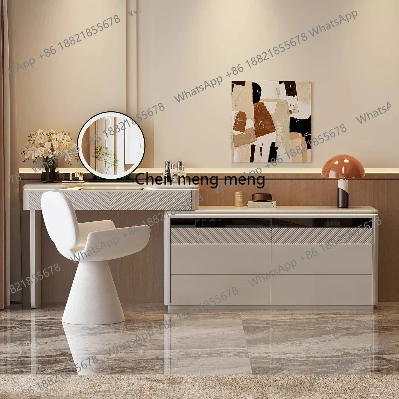 

Роскошный современный туалетный столик с зеркалом и ящиками для украшений, мебель для спальни, комод для косметики и туалетных принадлежностей