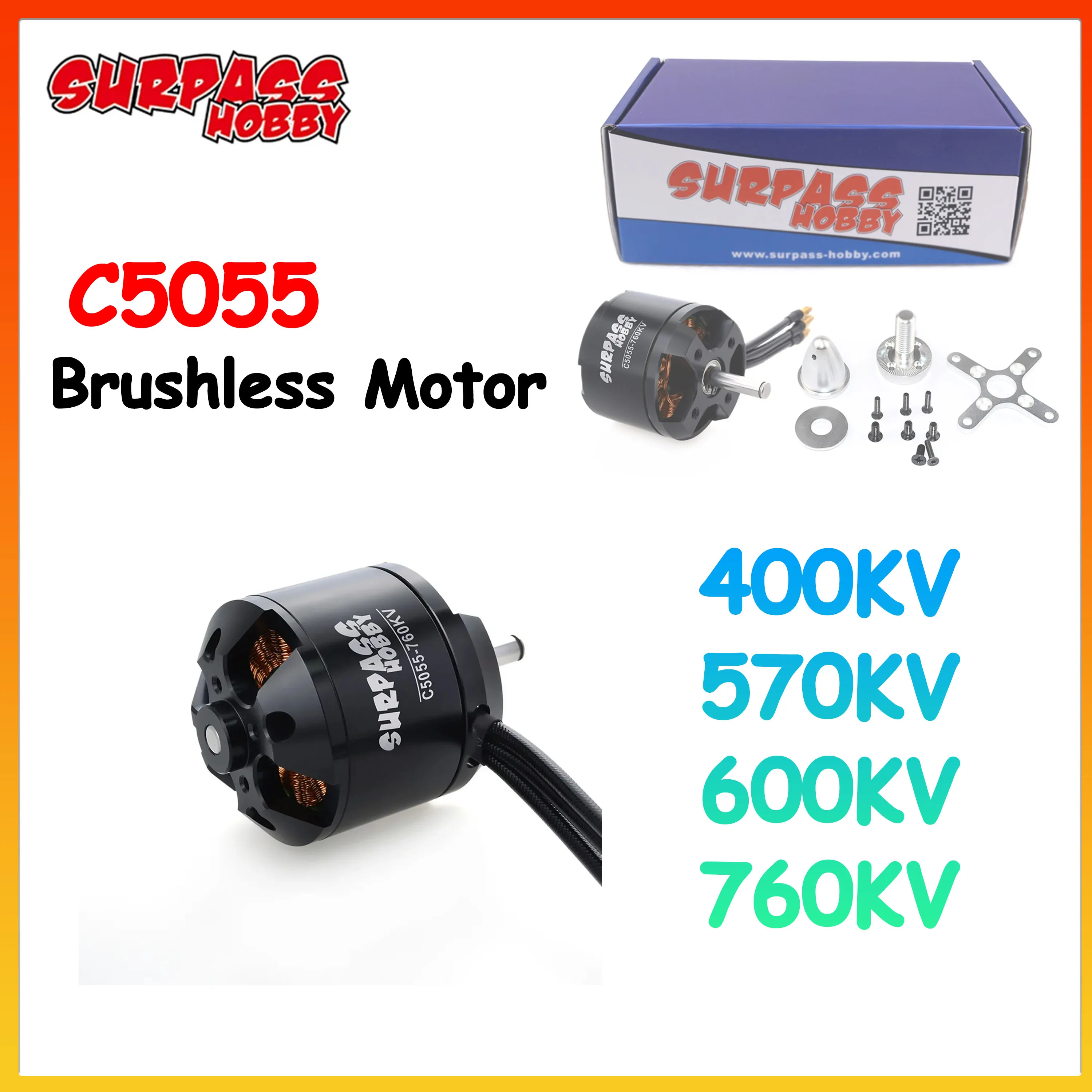 motore-brushless-outrunner-surpass-hobby-c5055-400kv-570kv-600kv-760kv-per-droni-rc-aerei-ad-ala-fissa-elicotteri-e-componenti