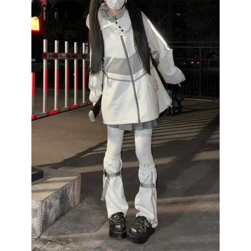 cystreetwear-bf-vestes-pour-femmes-2025-ropa-mujer-vintage-decontracte-mode-surdimensionne-vetements-d'exterieur-y2k-hauts-a-capuche-contraste-couleur-manteaux