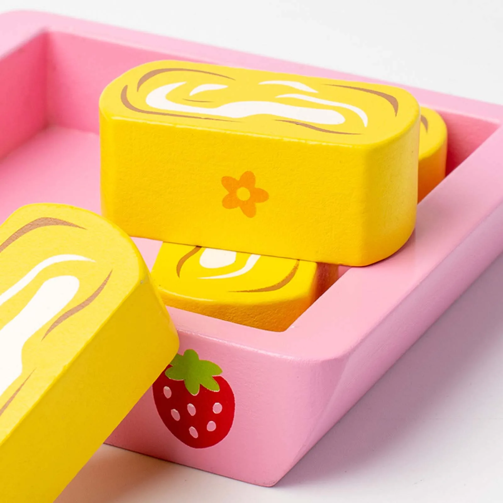 Jouets Montessori gâteau de riz Mini jouet Simulation en bois, batterie de cuisine pour le développement de l'intérêt de la cuisine