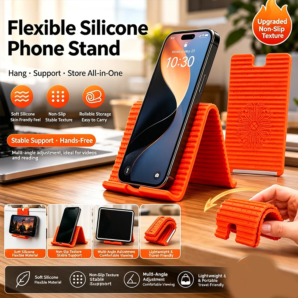 1 шт. гибкая складная силиконо – обзор и цена Laptop Stand