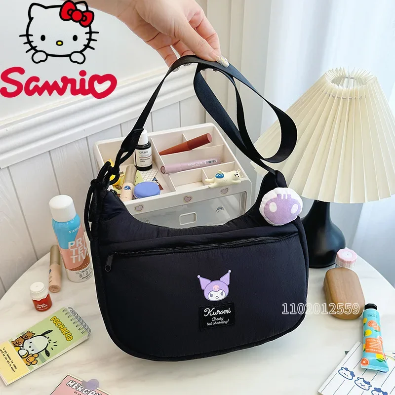 

Sanrio Hello Kitty New Women's Shoulder Bag Luxury Brand Original Women's Shoulder Messenger Bag Cartoon Fashion Women's Bag