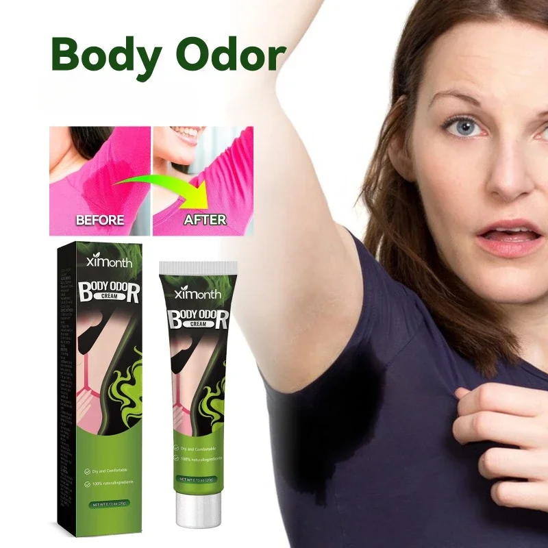 Underarm Cream Cleaning armpit Body Sweat Odor Refreshing long Lasting Aroma Portable For Man And Woman skin Care Cream