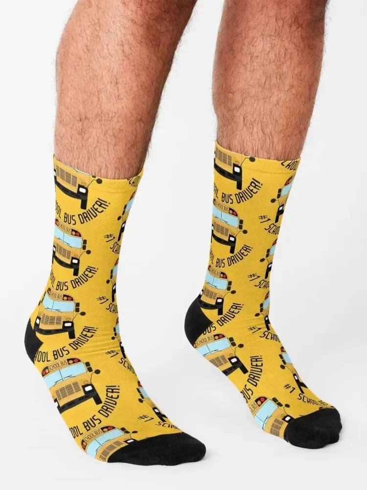 School Bus Driver | #1 Socks compression happy valentine gift ideas christmas gift Boy Child Socks Women's