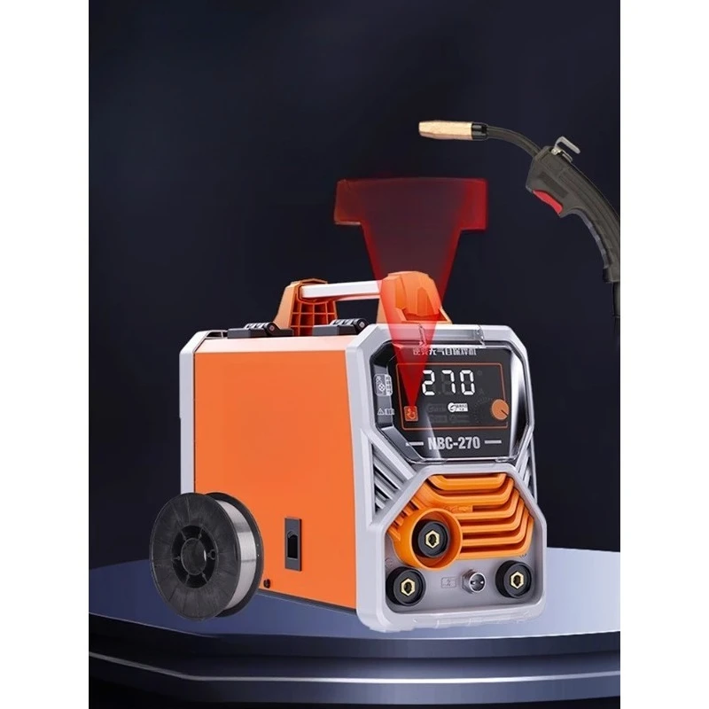

Shanghai airless two-guarantee welding machine inte small electric welding machine 220v household carbon dioxide protected