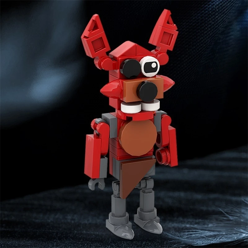 MOC Bear Building Brick Model Kit Compatible With Small Stud Bricks Cute Desk Decor Home Display Christmas Gift For Kids