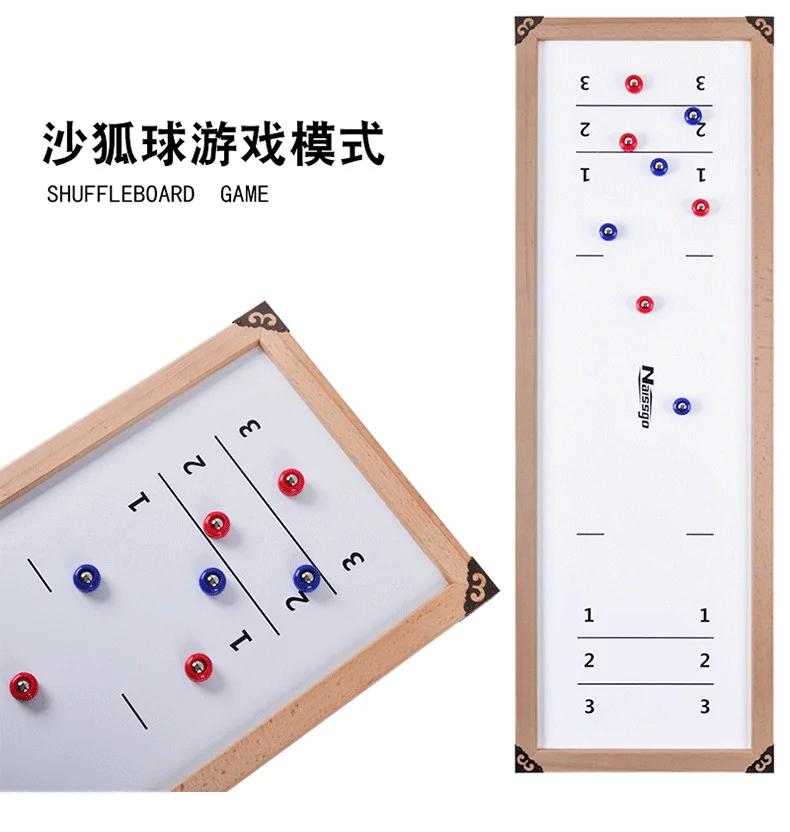 Juego de mesa 3 en 1: curling, - Board Game Table reseña y precio
