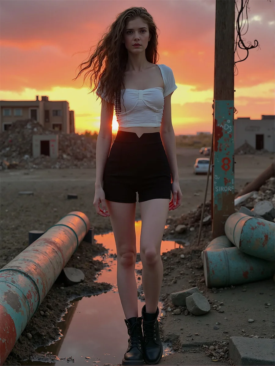 ショーツ女性ハイウエストデニムショート軽量ダメージ加工完璧な休暇韓国ストリートデイリーレトロカジュアル夏の外観