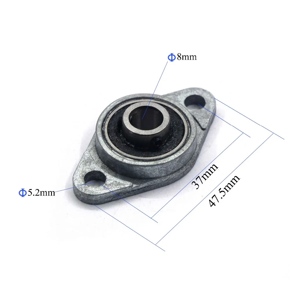 KFL08 Vertical Horizontal Zinc Alloy Mounted Bearing Mount Support Pillow Block Bearing For CNC Printer Parts