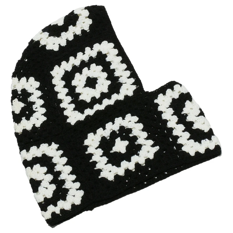 Balaclava Crochet Skull Caps với mũ ấm cổ cho thời tiết lạnh