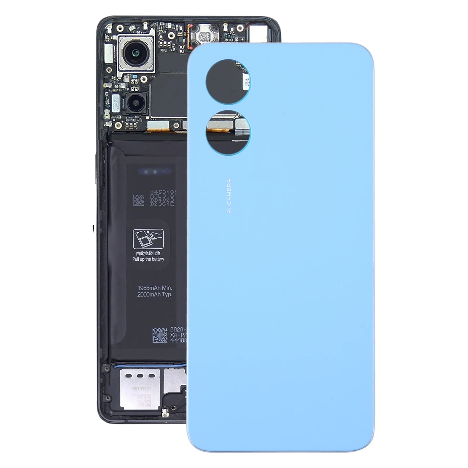 

Original Battery Back Cover for OPPO A17 Phone Rear Housing Case Replacement