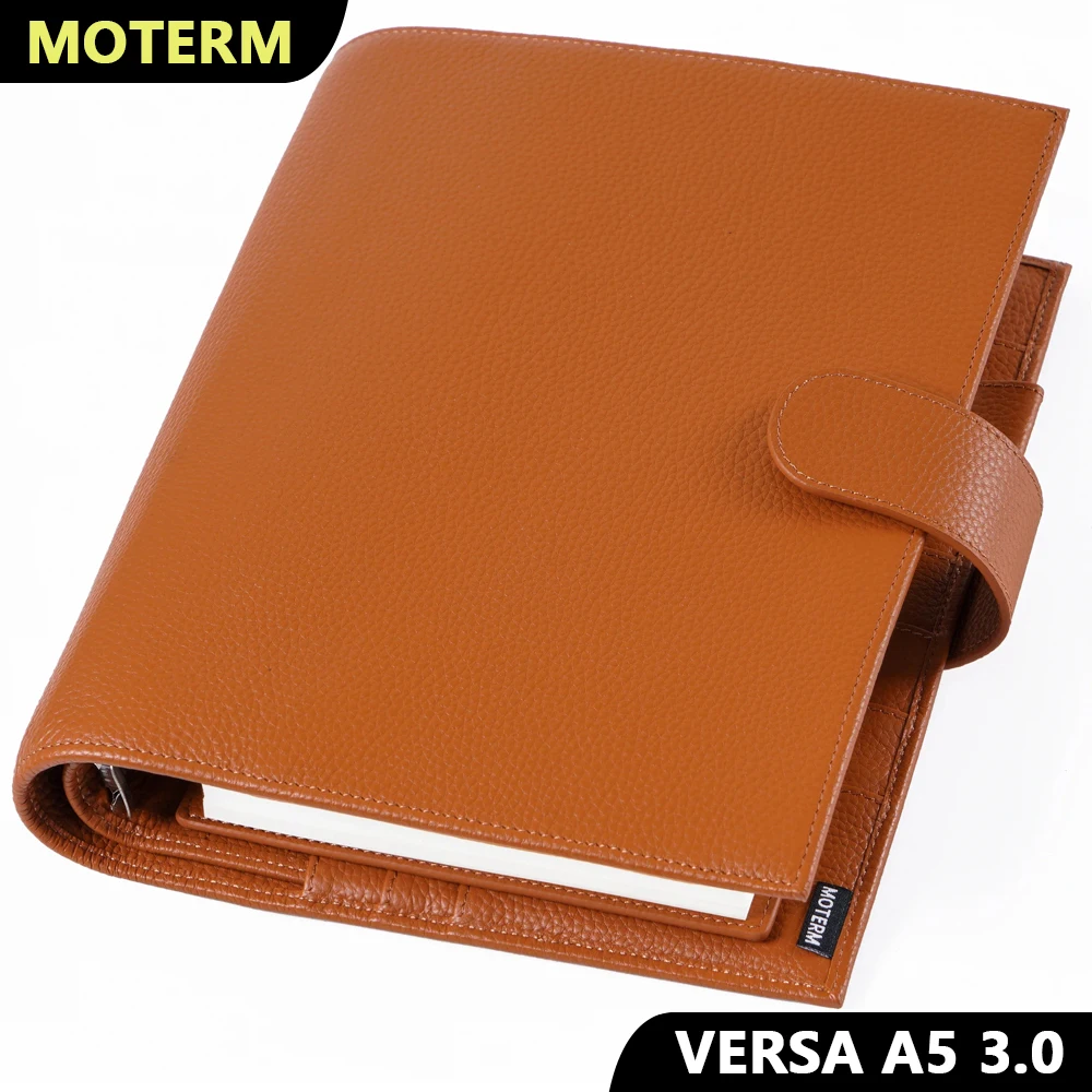 Moterm Versa A5 3.0 Organizer with 30 MM Rings Pebbled Style Planner File Package Multifunctional Agenda Diary Journal Notepad