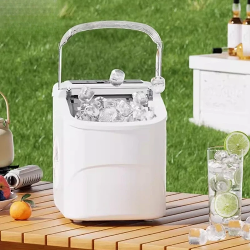 

Home Dormitory Student Mini Automatic Ice Maker Low Power Outdoor Stall