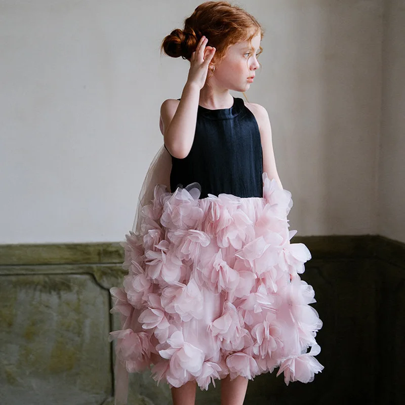 baby-kids-princess-satin-flowers-bow-flower-girl-dresses-first-communion-dresses-birthday-christmas-gift-wedding-party