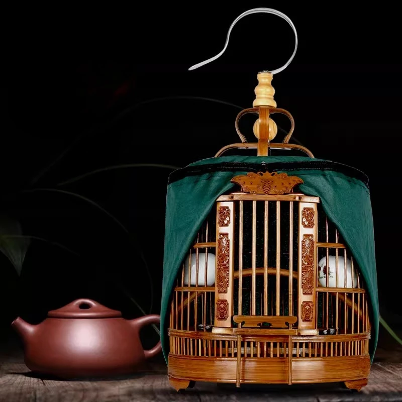 

Birdcage Bird Cages For Birds Parrot Cage Small Bamboo Woven Birdcage Bird Accessories Cage Oiseaux Bird House Parrot Transfer
