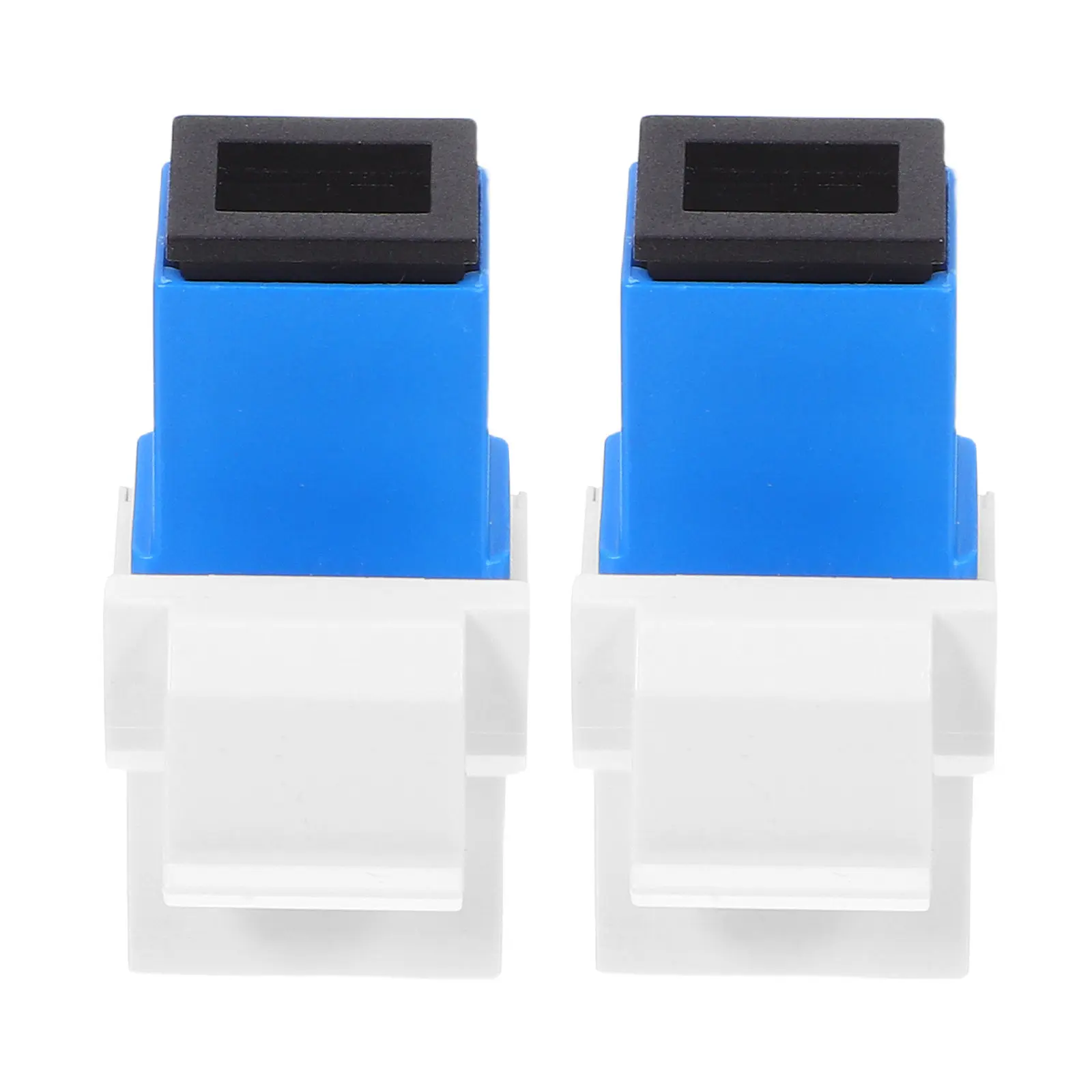 2Pcs Optic Module Adapter Highspeed Network Connector Data Centers Servers Fiber Optic Coupler Video Conferencing