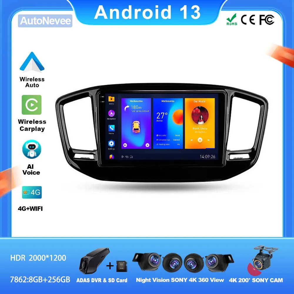 

Android For Geely Emgrand X7 Vision X6 Haoqing SUV 2014 - 2020 Car Player Auto Radio Video Multimedia NO 2din DVD WiFi Dash Cam