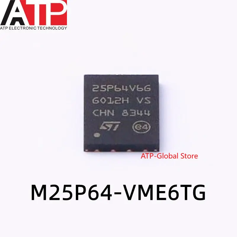 

10PCS M25P64-VME6TG 25P64V6G VDFPN-8 Original inventory of integrated chip ICs