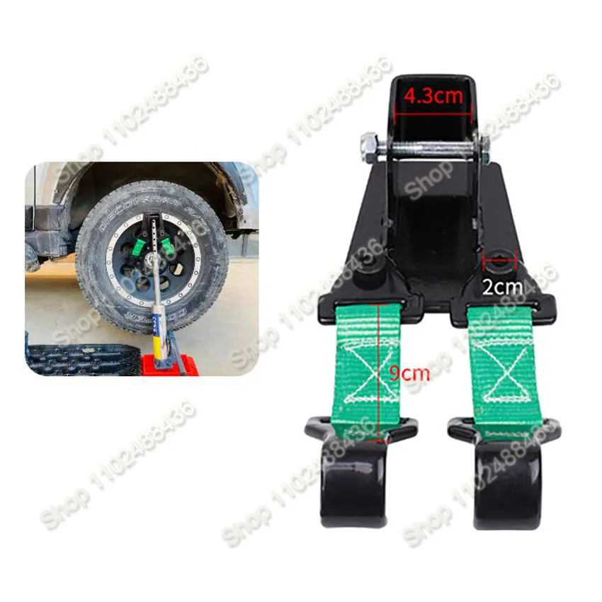 3000Kg/6600Lbs Capacity Farm Jack Wheel Lifter Steel Heavy Duty Offroad Lift Heavy Duty SUV Truck Recovery Tool