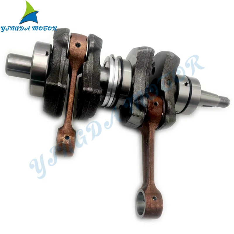 Marine 61N-11400-00 69P-11400-00 Crank Sahft Assy For 25HP 30HP Yamaha Outboard Motor 2 Stroke 30HP 61N-11400 61N