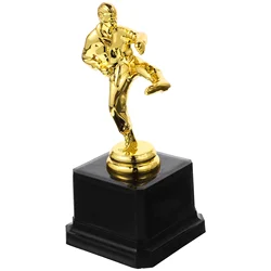 Taekwondo Trophy Prize Gift Party Competition Cup Decor Gold for Kindergarten Award School Plastic Child