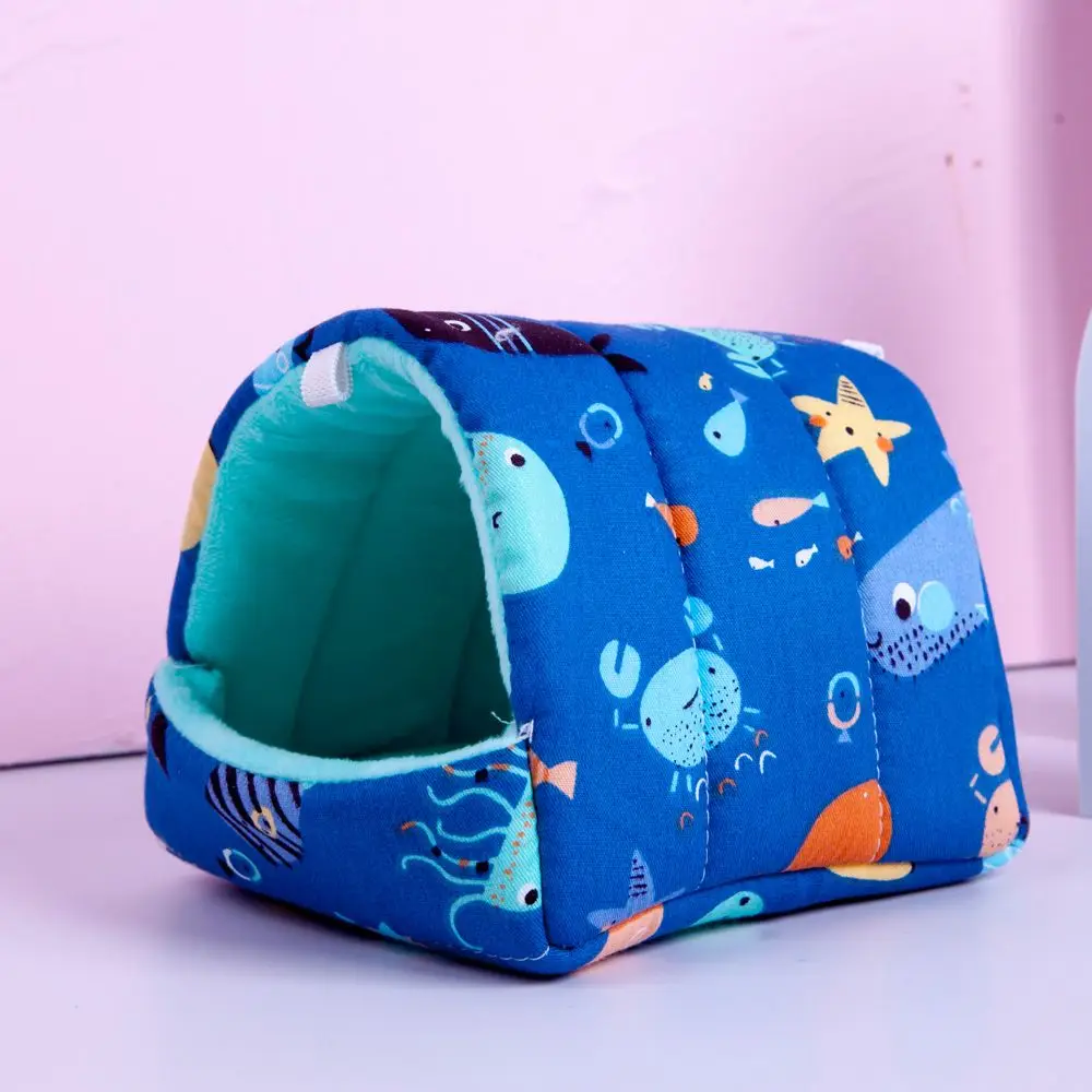 Colorful Winter Comfortable Rabbit Squirrel Guinea Pig Nest Hamster House Warm Mat Small Animal Sleeping Bed