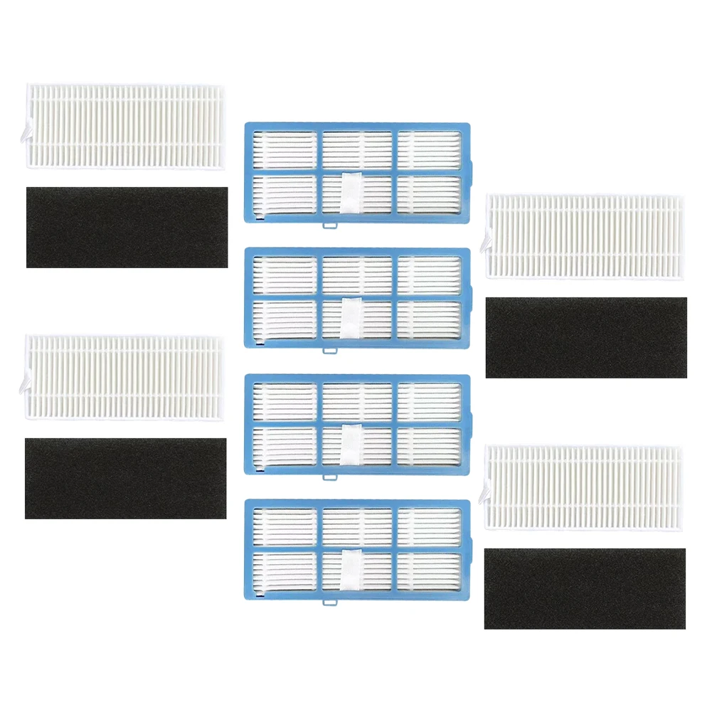 4 Piece HEPA Filter Set Compatible with For DeenKee for d40 Robotic Vacuum Cleaner Origami Style Dust for capture Filters